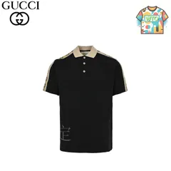 【今日特価】反射テープポロ T シャツ / Reflective Tape Polo Tee-1