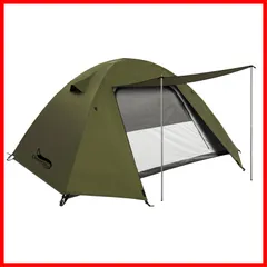 【新着商品】超軽量 簡単設営 4シーズン UVカット 二重層構造 撥水加工素材 自立式 コンパクト軽量 キャンプテント 通気防風防雨 前室あり ドームテント ツーリングドーム 4000mm耐水圧 2-3人用 キャンプテント テント DesertFox