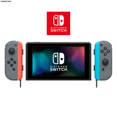 (本体)マイニンテンドーストア限定 Nintendo Switch カスタマイズ Joy-Con(L)/(R) グレー Joy-Conストラップ ネオンレッド/ネオンブルー(HAC-S-KABAA) 任天堂