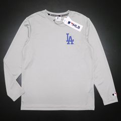 ●送料390円可能商品 ドジャース DODGERS MLB 新品 メンズ メジャーリーグ 大谷翔平 山本由伸 長袖 Tシャツ[C5420MR-N3-M] 一 三 壱★QWER