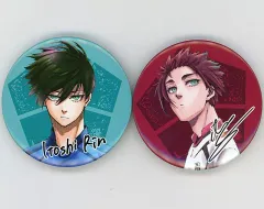 【中古】バッジ・ピンズ [単品] 糸師凛＆糸師冴 缶バッジ2個セット 「コミックス ブルーロック 第28巻 特装版」 同梱特典