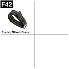[18mm/F42 Black x Olive x Black] NATO Strap 18mm NATO Band 18mm NATO Strap 18mm Nylon Belt 18mm 18mm Nylon Belt Watch Band Watch Accessory Military Army