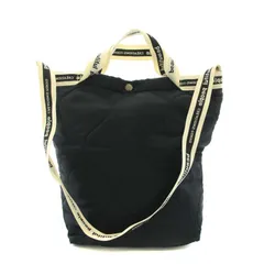 ビューティフルピープル beautiful people ステュディオス STUDIOUS別注 キルティングショルダーバッグ ハンドバッグ 2way ナイロン F 黒 ブラック 白 ホワイト /YTのサムネイル