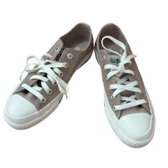 B051 CONVERSE ALL STAR コンバースオールスター　ローカットスニーカー　ライトブラウン　レディース　23.5cm
