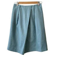 UNITED ARROWS(ユナイテッドアローズ) スカート サイズ38 M レディース美品  ブルーグリーン ひざ丈/closet story