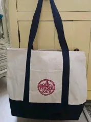トレーダージョー エコバッグ キャンバス トートバッグ Lサイズ