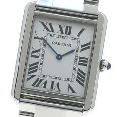 カルティエ CARTIER W5200014 タンクソロ LM クォーツ メンズ良品_872467