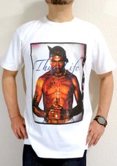 2PACのＴシャツ　ツーパックのＴシャツ　２パック　レジェンド　ヒップホップＴシャツ　オールドスクール　THUG LIFE