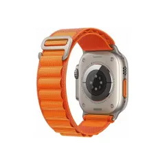 アルパインループ Apple Watch バンド メッシュ ベルト アップルウォッチ バンド (41/40/38mm, オレンジ)