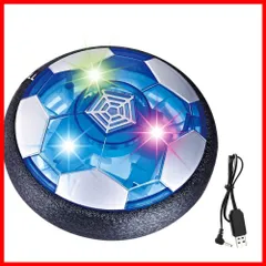 【色:青】Homraku エアーサッカー 室内浮遊サッカー エアーパワーサッカー