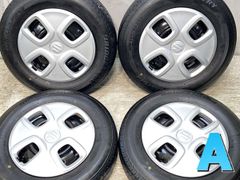 145/80R13  
ブリヂストン ネクストリー 
スズキ純正  
13x4.0  100-4穴 
中古タイヤ サマータイヤ ホイールセット 4本セット
 s13250519041