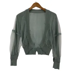 FURFUR ファーファー チュールカーディガン sizeF/ミントグリーン