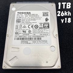 TOSHIBA 1TB 2.5" 9.5mm SATA HDD | 26k h | y18 | MQ01ABD100 / toshiba【1021】