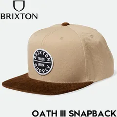 スナップバックキャップ 帽子 BRIXTON ブリクストン OATH III SNAPBACK 10777 KHKSP 日本代理店正規品のサムネイル
