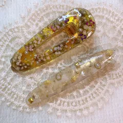 handmade♡ヘアクリップ　2点set