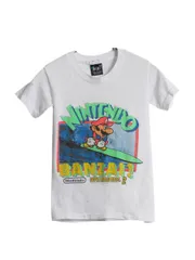 【お得なクーポン配布中!】 80s USA製 スーパーマリオ プリント  Tシャツ  キッズ 110cm 程 ヴィンテージ キャラクター ニンテンドー オフィシャル 当時物 レア 子ども