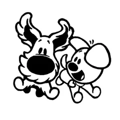 車 ステッカー 犬 友達 愛犬 ドッグ 給油口 おもしろ バイク かっこいい カー用品 かわいい シール おしゃれ 転写式