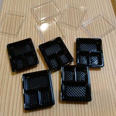 ミニチュア　NO-1　お弁当容器　蓋付き　5枚入れ