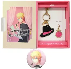 【中古】キーホルダー・マスコット(キャラクター) 来栖翔 バースデーキーリング＆チャームセット 「うたの☆プリンスさまっ♪」 ブロッコリーオフィシャルストア限定
