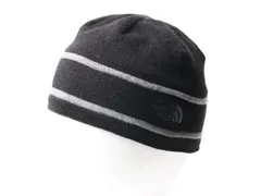 ノースフェイス アクリル ニットキャップ キッズ ビーニー ニット帽 子供用 黒