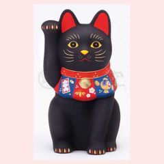 リヤドロLLADRO 「開運招き猫 Maneki Neko 」台座付き☆艶消し - メルカリ