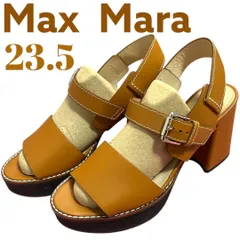 Sara様マックスマーラ　Max Mara サンダル キャメル　23.5cm 36.5 レディースのサムネイル