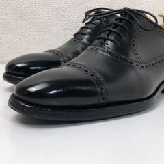 ジャランスリワヤ　ブラック　98710　ストレートチップ　メダリオン