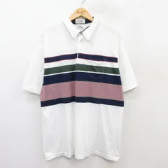 XL/古着 アロー 半袖 ポロ シャツ メンズ 90s 白他 ホワイト 25jul02 中古 トップスのサムネイル