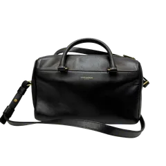 サンローラン SAINT LAURENT ベイビーダッフル 2WAY ショルダー バッグ ブラック