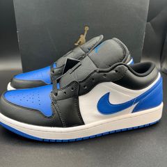 新品 27.5cm Nike Air Jordan 1 Low "Black/White/Royal Blue" ナイキ エアジョーダン1 ロー "ブラック/ホワイト/ロイヤルブルー" 553558-140 スニーカー