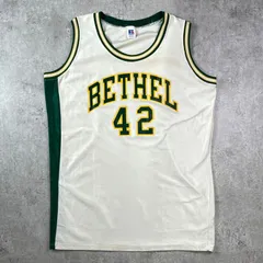90年代 USA製 RUSSEL ATHLETIC BETHEL 42 バスケ タンクトップ レディース2XL相当 