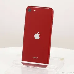 〔中古品〕 iPhone SE 第3世代 64GB プロダクトレッド MMYE3J／A SIMフリー【381】