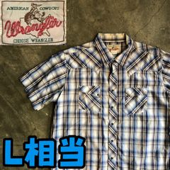 T6051 Wrangler ウエスタンシャツ　スナップボタン　アメカジ　古着