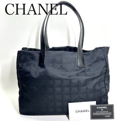 CHANEL シャネル ニュートラベルライン トートMM ブラック ナイロン レザー ココマーク