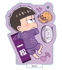 【中古】キーホルダー・マスコット(キャラクター) 一松 きゃらみゅ(第2弾 ver) スタンディングアクリルキーホルダー スタンプ付 「おそ松さん」