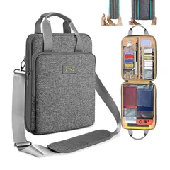 【新着商品】[ZINZ] スリムで拡張可能なケース 12.9 13 インチ トラベル ノートパソコン ショルダーバッグ MacBook Air 13