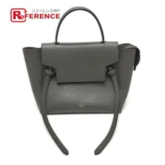 CÉLINE ベルトバッグ マイクロ グレイ CELINE セリーヌ ベルトバッグマイクロ バッグ グレインドカーフ