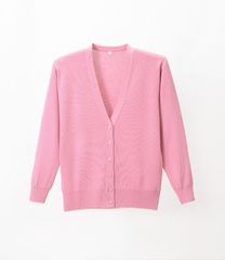 日本製　ディーフェイズ　レディース　抗ピル長袖カーディガン　LL