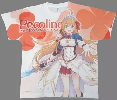 【中古】Tシャツ(キャラクター) ペコリーヌ フルグラフィックTシャツ レッド×ホワイト フリーサイズ 「プリンセスコネクト!Re：Dive ポップアップストア」