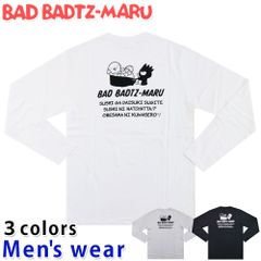 バッドばつ丸 長袖 Tシャツ メンズ ばつ丸 バツマル サンリオ グッズ XO1243-35B