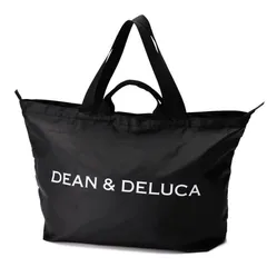 DEAN＆DELUCA ディー ン＆デルーカ トートバッグ レデ ィース エコバッグ 大容量 黒 買 い物バッグ 人気 シンプル 旅行