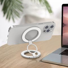 調節可能な亜鉛合金磁気電話リングホルダー、両面メタルサポート、取り外し可能なフィンガリングリングキックスタンド、ジムや家庭での使用に適したユニバーサル携帯電話スタンド