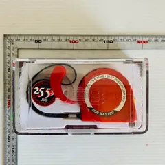 MARVEL マーベル メジャー 巾 レッド 赤色 レッド 25mm/長さ5.5m JBM2555 JOB MASTER クリアケース付き 大工道具 鉄工・建築・土木作業のサムネイル