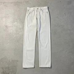 90年代 USA製 Levi's リーバイス 501 0612 ホワイト デニムパンツ カラーデニム メンズW33 