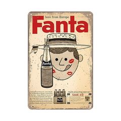 70' Fanta ホーロー看板 ビンテージファンタブリキ当時 昭和 レトロ 看板 FANTA - メルカリ