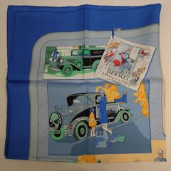 M0428L1 未使用★HERMES エルメス カレ90 大判 スカーフ 自動車の快適