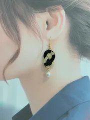 水引 あわじ結びピアス