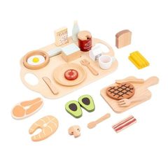 アウトレット品 木製おままごと ビーフクッキングセット 木のおもちゃ