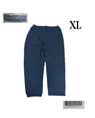 00sフルーツオブザルーム古着裏起毛スウェットパンツXL紺色股下70cmポケ無し