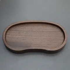 MiliCamp 戦闘飯盒2型用カッティングボード兼お皿 ウォルナット製まな板 ソロキャンプ( Black walnut)のサムネイル